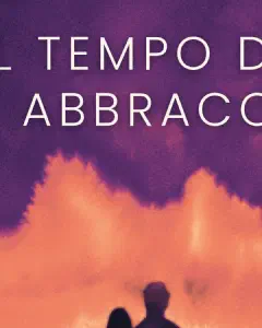 Instagram post “È uscito” (“It's out”): the novel's title on the violet sky of the cover